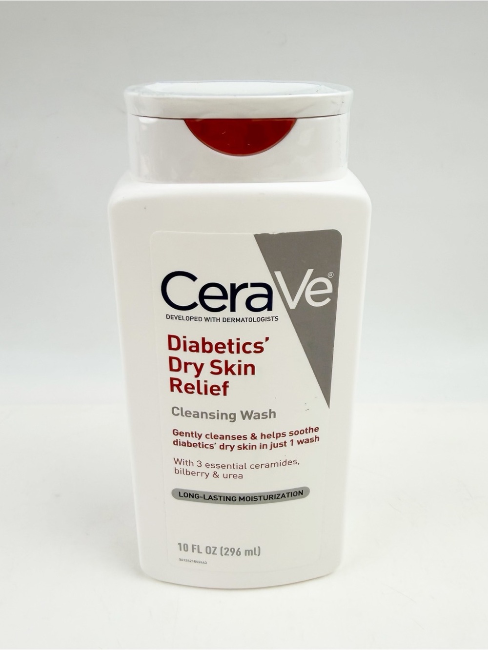 CeraVe Diabetics' Dry Skin Relief Cleansing Wash 10oz New Seal